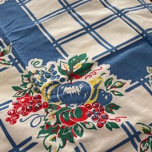 Colorful Fruit Print Tablecloth